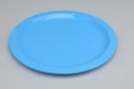 Sekély műanyag tányér IRAK 150ml - kék (21,5x1cm)