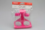 Műanyag sótartó BANQUET Cruet - rózsaszín (11x11cm)