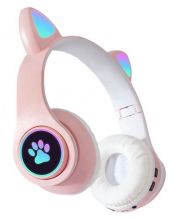 Vezeték nélküli LED fejhallgató - Cat Ears