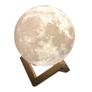 Hold alakú éjjelilámpa - ideális dekoráció