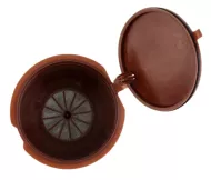 5 db újrafelhasználható Dolce Gusto kapszula készlet kávéhoz és teához - barna