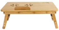 Bambusz notebookasztal ágyba - 30 x 50 cm