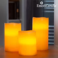 EmotiCandle LED gyertyák elfújás érzékelővel (3 db)