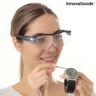 Glassoint nagyító szemüveg LED fénnyel - InnovaGoods