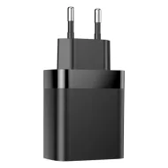 Baseus töltő 3.0 CCJMHA-A01 - kijelzővel - 2x USB - 18 W - fekete
