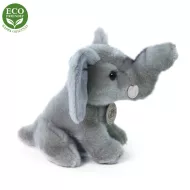 Ülő plüss elefánt - 18 cm - Rappa