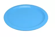 Sekély műanyag tányér IRAK 150ml - kék (21,5x1cm)