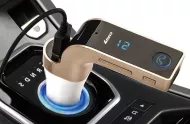 Bluetooth FM Transmitter USB és MicroSD kártya foglalattal