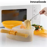 Pastrainest tésztafőző mikrohullámú sütőbe - kiegészítőkkel és receptekkel - 4in1 - InnovaGoods