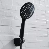 Takarákos design zuhanyrózsa - fekete