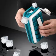 Hordozható jégkészítő vizespalackkal - 2 in 1