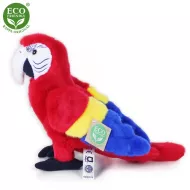 Plüss Ara Arakanga papagáj - piros - 24 cm - Rappa