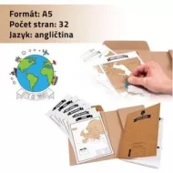 Útinapló kaparós térképekkel