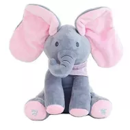 Interaktív éneklő elefánt - rózsaszín