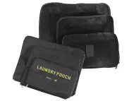 Praktikus táskák és rendszerezők utazáshoz - 6 db - fekete