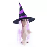 Boszorkány kalap hajjal / Halloween