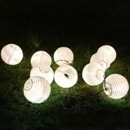 Napelemes LED lánc - lampionok