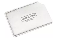Mini zsebtükör hitelkártya méretben 8,5x5,3 cm - ezüst