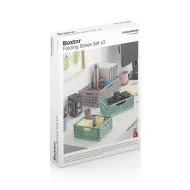 Boxtor összecsukható és rakásolható szervező doboz készlet - 3 db - InnovaGoods