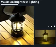 LED mobil kemping lámpa USB töltéssel - felakasztható sátor lámpa vészhelyzet esetére