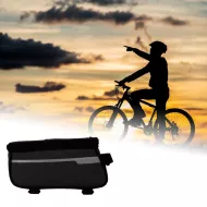 Kerékpártáska okostelefonhoz - fekete