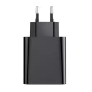 Baseus CCFS-E01 töltő - USB PD 3.0 + USB QC 3.0 - 30 W - fekete