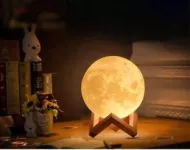 Luna hold alakú LED lámpa