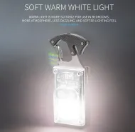 Újratölthető vészhelyzeti LED lámpa