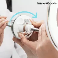 InnovaGoods Mizoom LED nagyító tükör állítható fogantyúval és tapadókoronggal