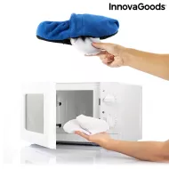 InnovaGoods mikróban melegíthető benti papucs - kék