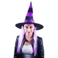 Boszorkány kalap hajjal / Halloween