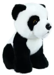 Plüss panda, 18 cm