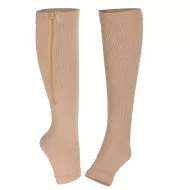 Kompressziós zokni Zip Sox - méret L/XL - barna