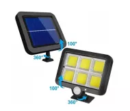 Szolár LED lámpa - 120 COB