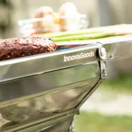 Összecsukható rozsdamentes acél faszenes grillsütő - ExelQ - InnovaGoods