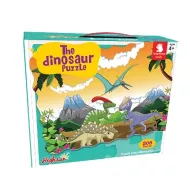 Rappa dinoszauruszos puzzle - 208 db - 90 x 64 cm