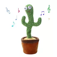 Interaktív beszélő és éneklő kaktusz USB tápellátással