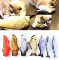 Plüss hal macskáknak 20 cm - különféle típusok