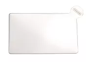 Mini zsebtükör hitelkártya méretben 8,5x5,3 cm - ezüst