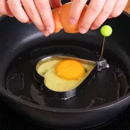 Palacsinta- és tojássütő forma - szív