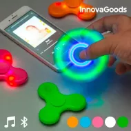 InnovaGoods LED pörgettyű hangszóróval és Bluetooth-al - narancszín