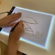 Világító LED tábla átrajzoláshoz