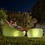 Felfújható fotel színes LED-del és távirányítóval - Chight - InnovaGoods