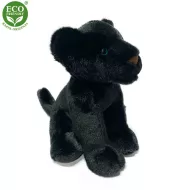 Plüss leopárd - fekete - 30 cm - Rappa