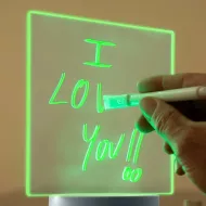 LED üzenő- és jegyzettábla - Lemo - InnovaGoods