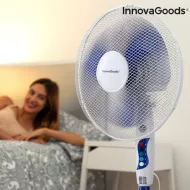 InnovaGoods álló ventilátor - 50 W - kék-fehér