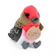 Színes plüss madár hangeffekttel - 11 cm - Rappa
