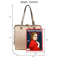 Modern női táska AG00558 - arany - Anna Grace