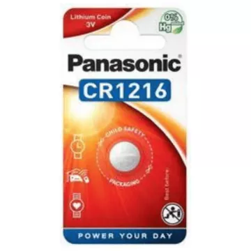 Lítium gombelem - CR1216 - Panasonic