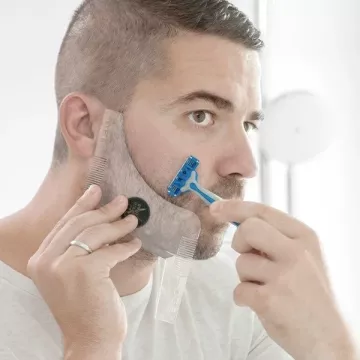 InnovaGoods Hipster Barber borotválkozó sablon